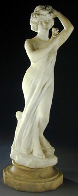 Lot 783 - Art Nouveau Marble Sculpture The standing...