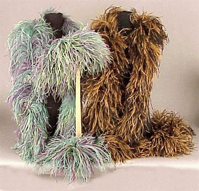 Lot 1307A - Two Ostrich Feather Boas and a Hat One with...