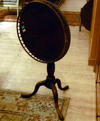 Lot 695 - Georgian Style Walnut Tilt-Top Table With...