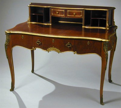 Lot 350 - Louis XV Style Gilt-Bronze Mounted Mahogany...