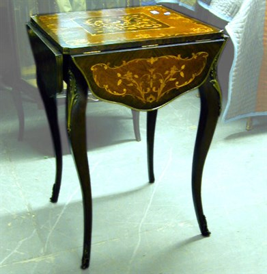 Lot 674 - Louis XV Style Bronze Mounted Marquetry Table...