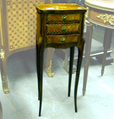 Lot 642 - Louis XV Style Mahogany Side Cabinet The...