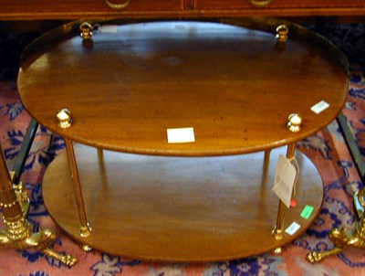 Lot 516 - Georgian Style Mahogany Two-Tier Side Table