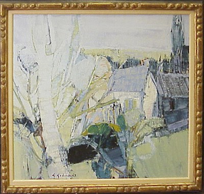 Lot 56 - Gabriel Godard French, b. 1933 LANDSCAPE WITH...