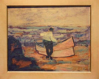 Lot 59 - Donald Roy Purdy American, b. 1924 HAULING IN...