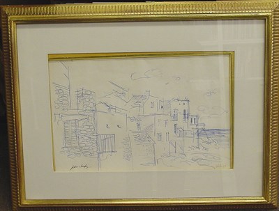 Lot 10 - Jean Dufy French, 1888-1964 ERBALUNGA Stamped...
