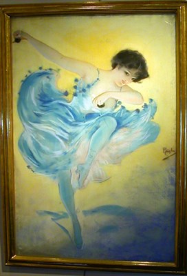 Lot 371 - (Jean de Paleologue) Pal [DANCER IN BLUE]...
