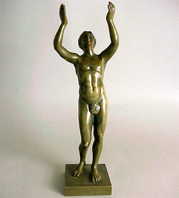 Lot 608 - Bronze Figure of a God After the Antique The...