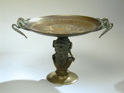 Lot 602 - Classical Revival Bronze Tazza The shallow...
