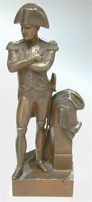Lot 596 - Bronze Sculpture of Napoleon I The standing...