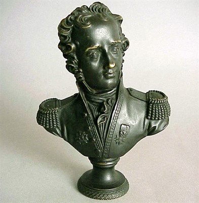 Lot 617 - Bronze Bust of a Gentleman With epaulets and...
