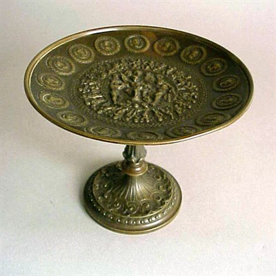 Lot 597 - Classical Revival Bronze Tazza The shallow...