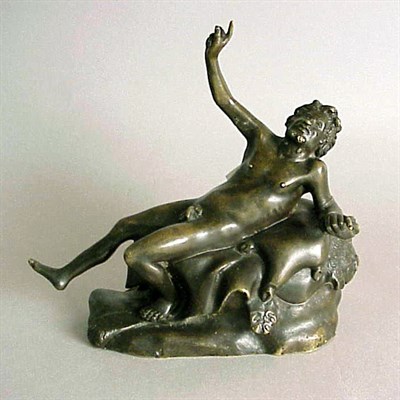 Lot 733 - Bronze Sculpture of a Faun The figure...