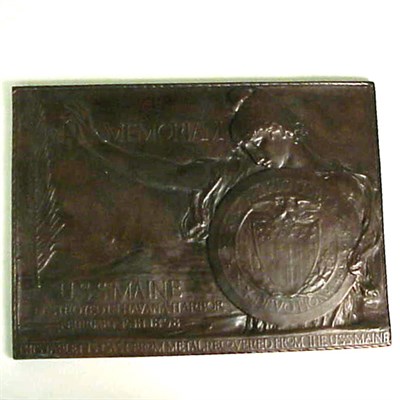 Lot 709 - Bronze Portrait Relief Plaque of Paul Wayland...