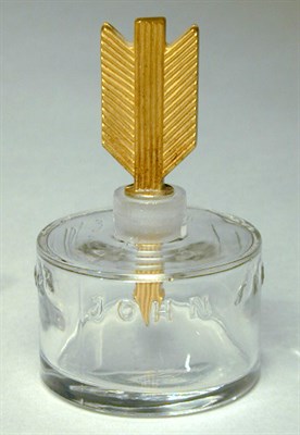 Lot 101 - John Fredericks Golden Arrow Bottle by Wheaton,...