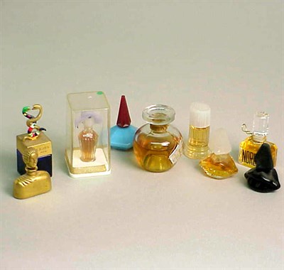 Lot 146 - Group of Small Perfume Bottles Various makers,...