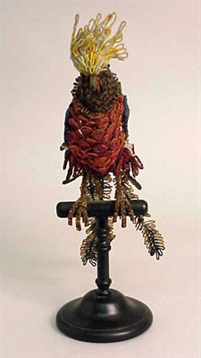 Lot 751 - Beaded Glass Figural Lamp In the form of a...