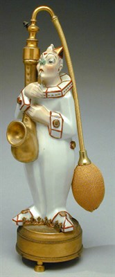 Lot 137 - Porcelain Perfume Atomizer In the form of a...