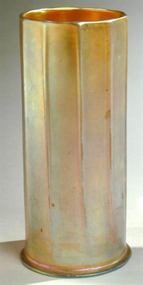 Lot 256 - Tiffany Favrile Glass Shade Of cylindrical...