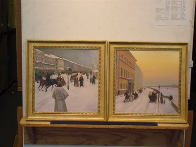 Lot 14 - Vladimir Cherebaev Russian, 20th century CITY...