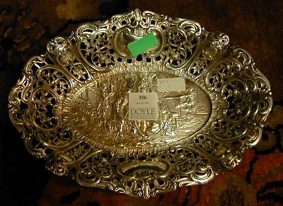 Lot 356 - Continental Silver Bread Basket Approximately...
