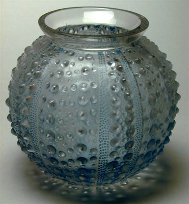 Lot 311 - Lalique Oursin Molded Glass Vase Designed 1935...