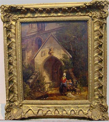 Lot 25 - Attributed to John Crome FIGURES BEFORE A...