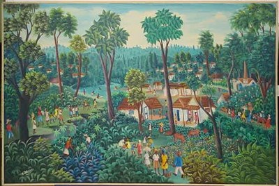 Lot 16 - Edgar Brierre Haitian, b. 1933 ISLAND...