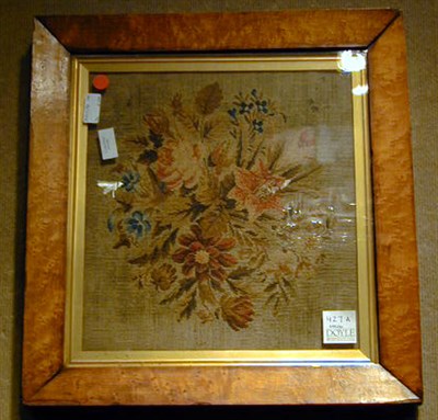 Lot 427A - Framed Floral Needlework