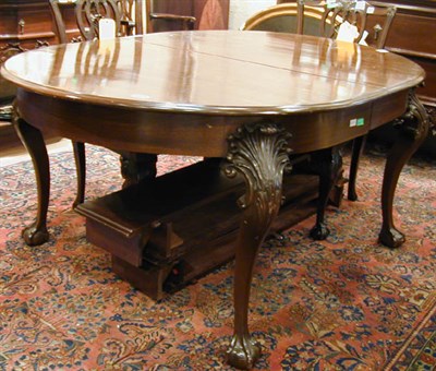 Lot 439 - George II Style Mahogany Dining Table...