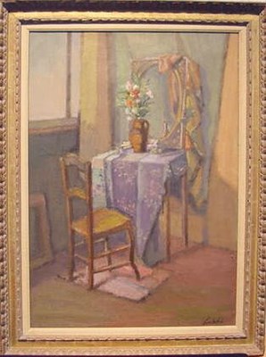 Lot 50 - Ossip Lubitch French, 1896-1976 INTERIEUR...