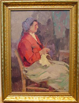 Lot 25 - Carlo Domenici Italian, 1898-1981 WOMAN...