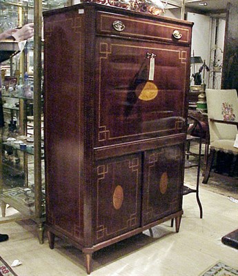 Lot 278 - Dutch Neoclassical Marquetry Inlaid Mahogany...
