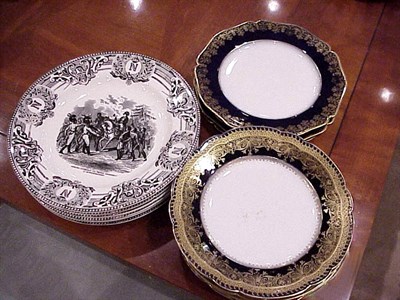 Lot 507 - Group of Porcelain Luncheon and Side Plates...