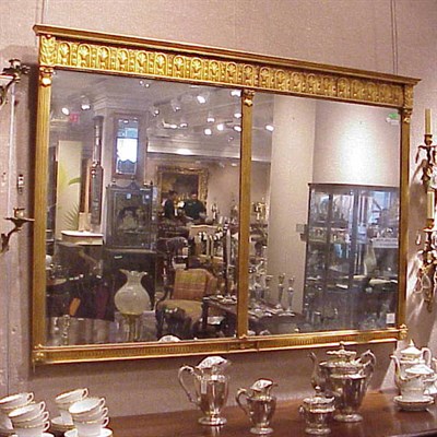 Lot 433 - Classcial Style Gilt-Decorated Mirror