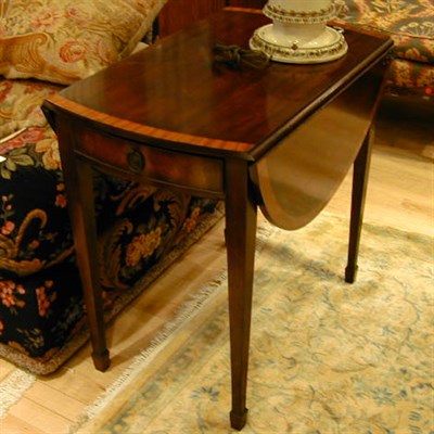 Lot 486 - Pair of Regency Style Mahogany Pembroke Tables