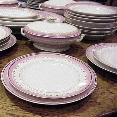 Lot 128 - Limoges Porcelain Partial Dinner Service...