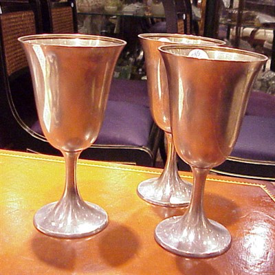Lot 335 - Group of Seven Gorham Sterling Silver Goblets...