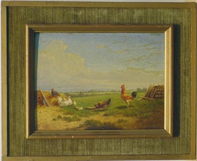 Lot 53 - L. Julliard French, 19th century FARMYARD FOWL...