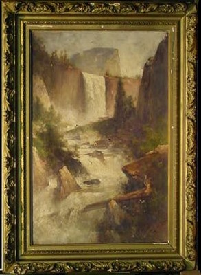 Lot 24 - Thomas Hill 1829-1908 VERNAL FALLS, YOSEMITE...