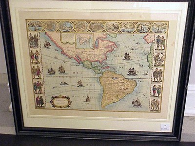 Lot 90 - After Willem Blaeu AMERICAE NOVA TABULA...