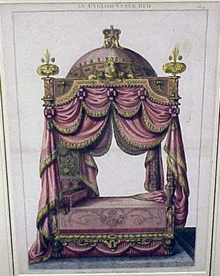 Lot 104 - After Thomas Sheraton AN ENGLISH STATE BED...