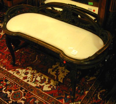 Lot 128 - Louis XV Style Walnut Window Bench