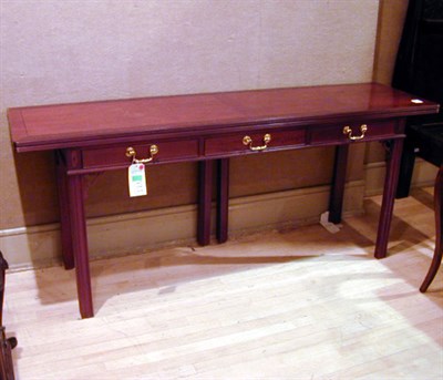 Lot 117 - Georgian Style Mahogany Fold-Over Sofa Table