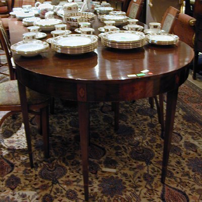 Lot 187 - Federal Style Inlaid Mahogany Three-Part...