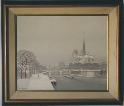 Lot 14 - Pierre de Clausade French, b. 1910 NOTRE DAME...