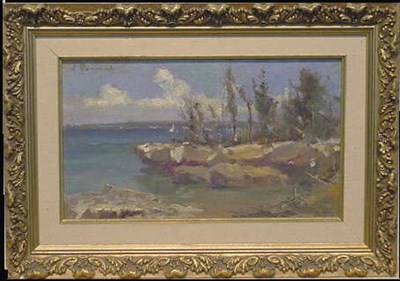 Lot 22 - Leopoldo Romanach Cuban, 1862-1951 LANDSCAPE...