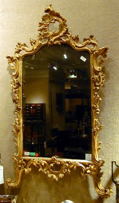 Lot 385 - George III Style Gilt-Decorated Mirror
