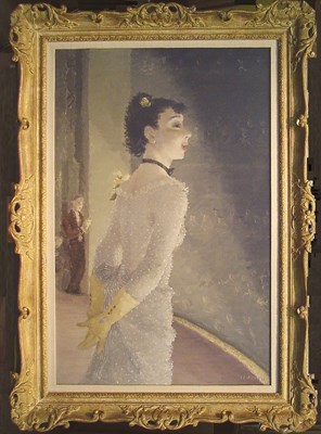Lot 210 - Dietz Edzard German, 1893-1963 SINGER IN WHITE...