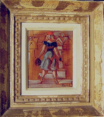 Lot 68 - Reginald Marsh 1898-1954 YOUNG WOMAN Signed...